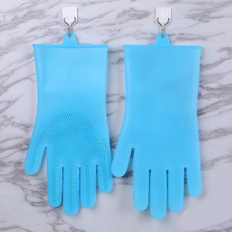 Dishwashing gloves